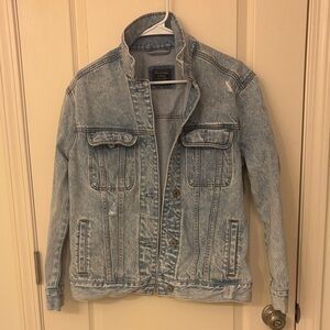 Abercrombie & Fitch Faded Blue Denim Jacket